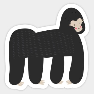 Naive Gorilla Sticker